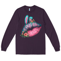 Plum Eared Turquoise Pink Easter Lips Long Sleeve Tee - Bettercallsaul