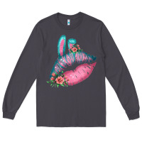 Smoke Eared Turquoise Pink Easter Lips Long Sleeve Tee - Bettercallsaul