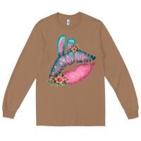 Toasted Coconut Eared Turquoise Pink Easter Lips Long Sleeve Tee - Bettercallsaul