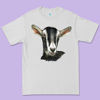 Alpine Goat Head Premium Tee Designed By Lillyallendesigns