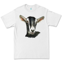 White alpine goat head Premium Tee - LillyAllenDesigns
