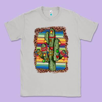Christmas Cactus Classic Tee Designed By Jahusdesignshop