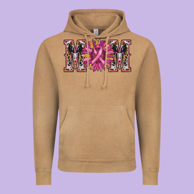 Cancer Sunflower Mom Vintage Hoodie Designed By Ranaportraitstore