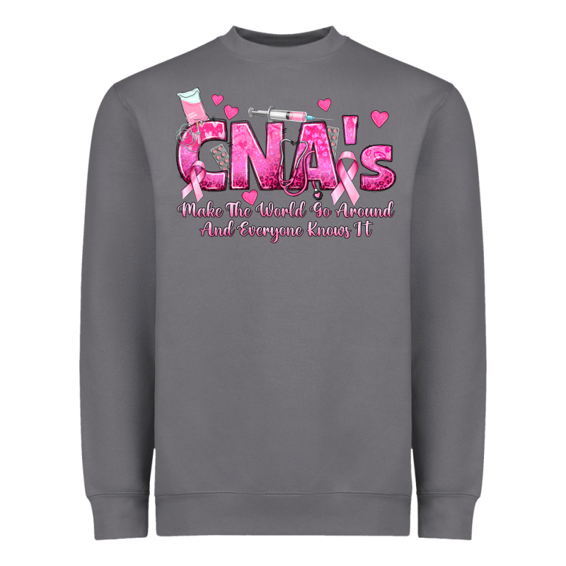 Cna S Make The World Go Around And Everyone Knows Heavyweight Sweatshirt by texasbilliewilder | Teevron