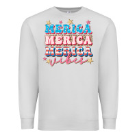 Dove Grey Merica vibes Premium Sweatshirt - FaDigitalArtStudio