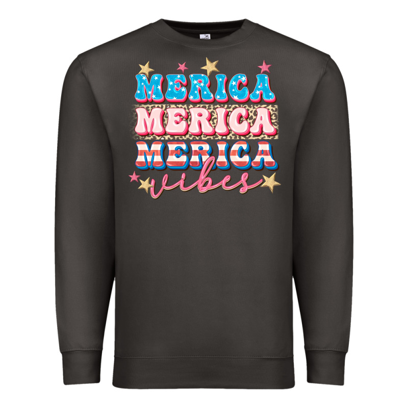 Merica Vibes Premium Sweatshirt by FaDigitalArtStudio | Teevron