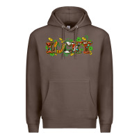 Coffee St. Patrick's Western lucky and shamrocks Premium Hoodie - OliviaCreatesArt