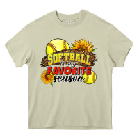 Mossy Softball Is My Favorite Season Heavy Core Tee - LillyAllenDesigns