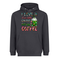 Smoke I Love A Cute Little Cactus Holding Coffee Heavyweight Hoodie - FaDigitalArtStudio