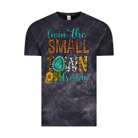 Cloud Black Living The Small Town Dream Vintage Tee - BundleAndBundleShop