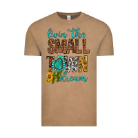 Vintage Coffee Living The Small Town Dream Vintage Tee - BundleAndBundleShop