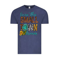 Vintage Denim Living The Small Town Dream Vintage Tee - BundleAndBundleShop