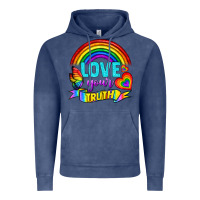 Vintage Denim Love Your Truth Vintage Hoodie - BundleAndBundleShop