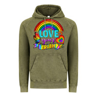 Vintage Olive Love Your Truth Vintage Hoodie - BundleAndBundleShop