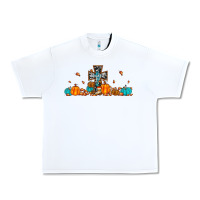 White thankful cross pumpkin Urban Heavy Tee - JahusDesignShop