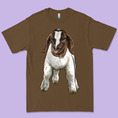 Baby Boer Goat Premium Tee Designed By Lillyallendesigns