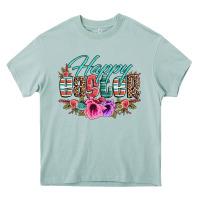 Arona happy easter western floral serape leopard Heavy Core Tee - Jasminsmagicworld