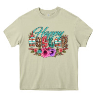 Mossy happy easter western floral serape leopard Heavy Core Tee - Jasminsmagicworld