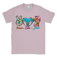 Lilac Peace Love Easter Jesus Classic Tee - BundleAndBundleShop