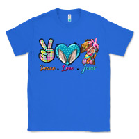 True Royal Peace Love Easter Jesus Classic Tee - BundleAndBundleShop