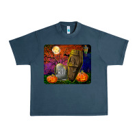 Midnight Navy headstone and coffin mousepad Urban Heavy Tee - BundleAndBundleShop