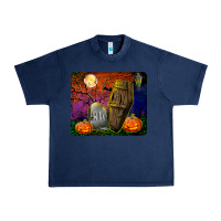 Navy headstone and coffin mousepad Urban Heavy Tee - BundleAndBundleShop