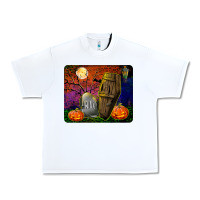White headstone and coffin mousepad Urban Heavy Tee - BundleAndBundleShop