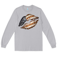 Moon Dust Vintage American Flag With Leopard Pattern Long Sleeve Tee - Bettercallsaul
