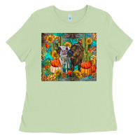 Matcha fall heifer cows Ladies Tee - RanaPortraitStore