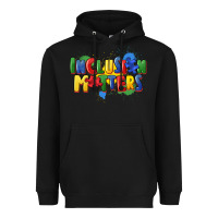 Black Inclusion matters Heavyweight Hoodie - FaDigitalArtStudio