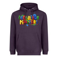 Plum Inclusion matters Heavyweight Hoodie - FaDigitalArtStudio