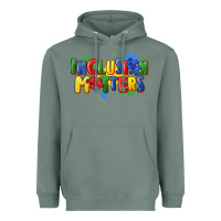 Sage Inclusion matters Heavyweight Hoodie - FaDigitalArtStudio