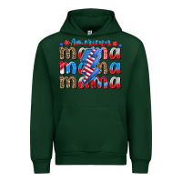 Forest Green american mama Urban Hoodie - CowhideDigitalArt