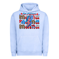 Pigment Grape Ice american mama Urban Hoodie - CowhideDigitalArt
