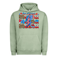 Pigment Oil Green american mama Urban Hoodie - CowhideDigitalArt