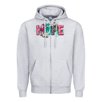 Heather Grey hope cancer awareness Zipper Hoodie - CowGirlArtShop