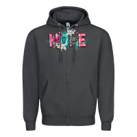 Smoke hope cancer awareness Zipper Hoodie - CowGirlArtShop