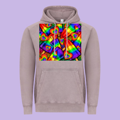 Western Lgbtq+ Pride Squad Tumbler Vintage Hoodie Designed By Bundleandbundleshop