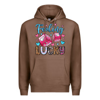 Chestnut feeling lucky valentine's day olivia Premium Hoodie - OliviaCreatesArt