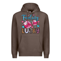 Coffee feeling lucky valentine's day olivia Premium Hoodie - OliviaCreatesArt