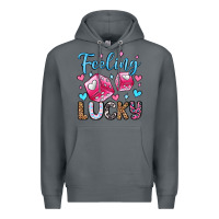 Rock feeling lucky valentine's day olivia Premium Hoodie - OliviaCreatesArt