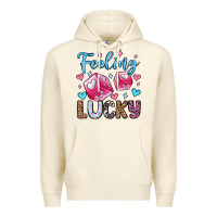 Sandshell feeling lucky valentine's day olivia Premium Hoodie - OliviaCreatesArt