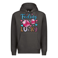 Smoke feeling lucky valentine's day olivia Premium Hoodie - OliviaCreatesArt