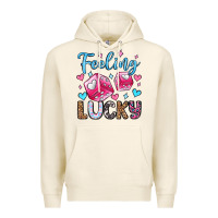 Tofu feeling lucky valentine's day olivia Premium Hoodie - OliviaCreatesArt