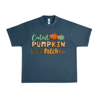 Midnight Navy cutest pumpkin in the patch Urban Heavy Tee - BundleAndBundleShop