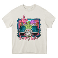 Cream happy easter gnomes farm truck Heavy Core Tee - Jasminsmagicworld
