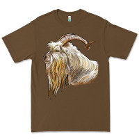 Cacao kiko goat face Premium Tee - LillyAllenDesigns