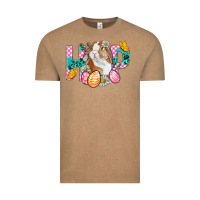 Vintage Coffee Hop Bunny Easter Vintage Tee - BundleAndBundleShop