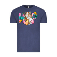 Vintage Denim Hop Bunny Easter Vintage Tee - BundleAndBundleShop