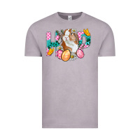 Vintage Zinc Hop Bunny Easter Vintage Tee - BundleAndBundleShop